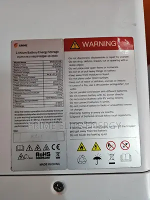 Srne 16.07kwh Lithium Battery