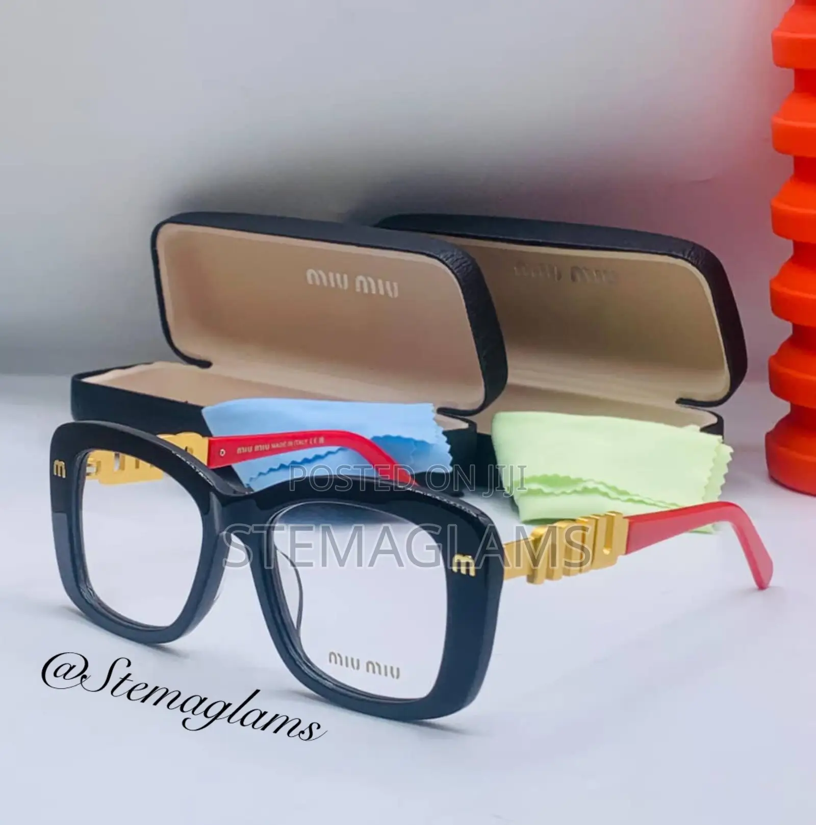 Miu Miu Square Fashion Glasses for Women’S
