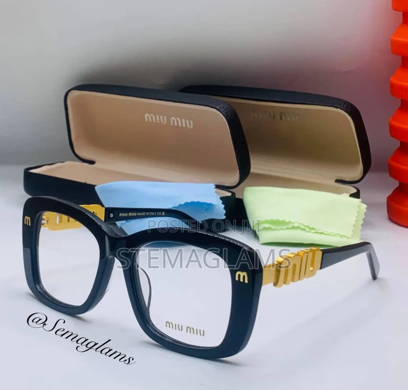 Miu Miu Square Fashion Glasses for Women’S