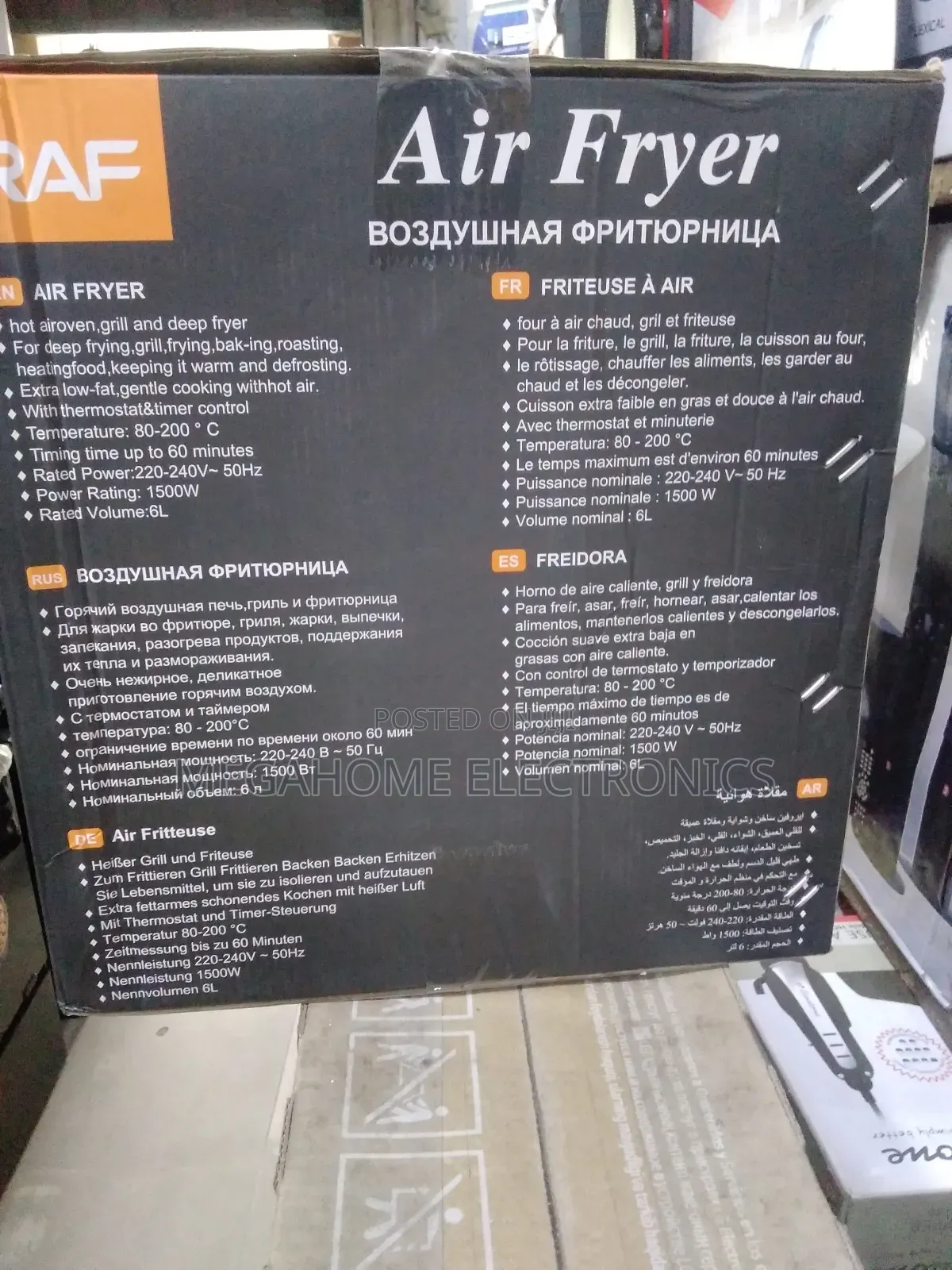 Raf Airfryer 6l