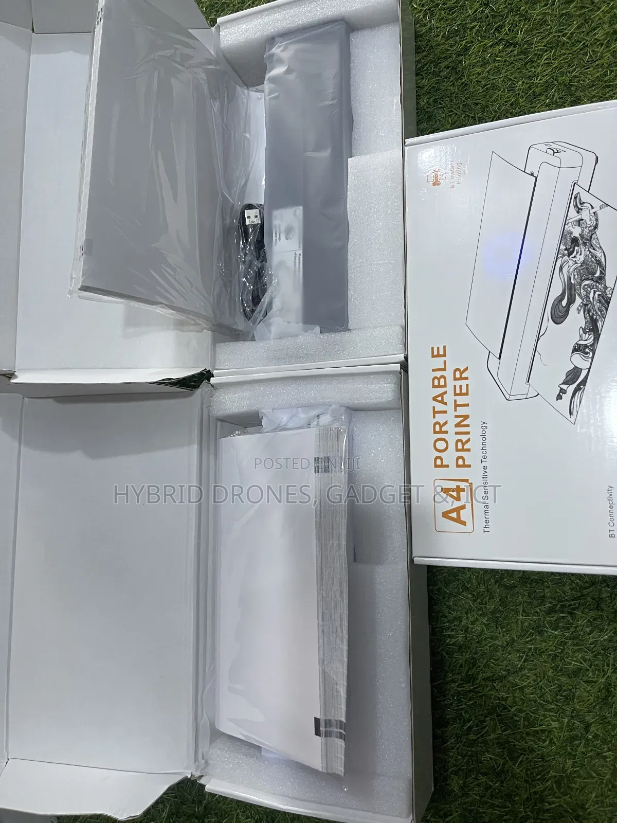 A4 Wireless Portable Printer for Personal/Business +100paper