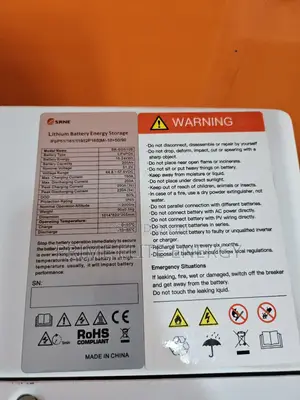 Srne 10.24kwh Lithium Battery
