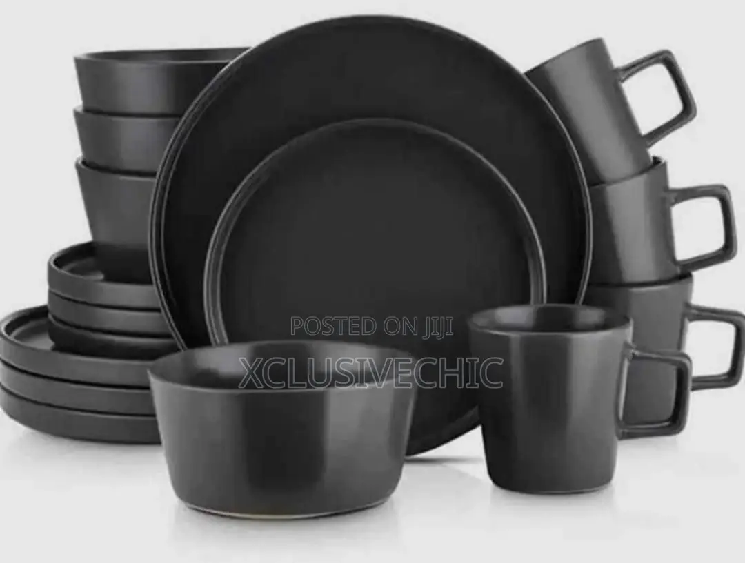 16pcs Plain Breakable Dinnerset- Different Colours