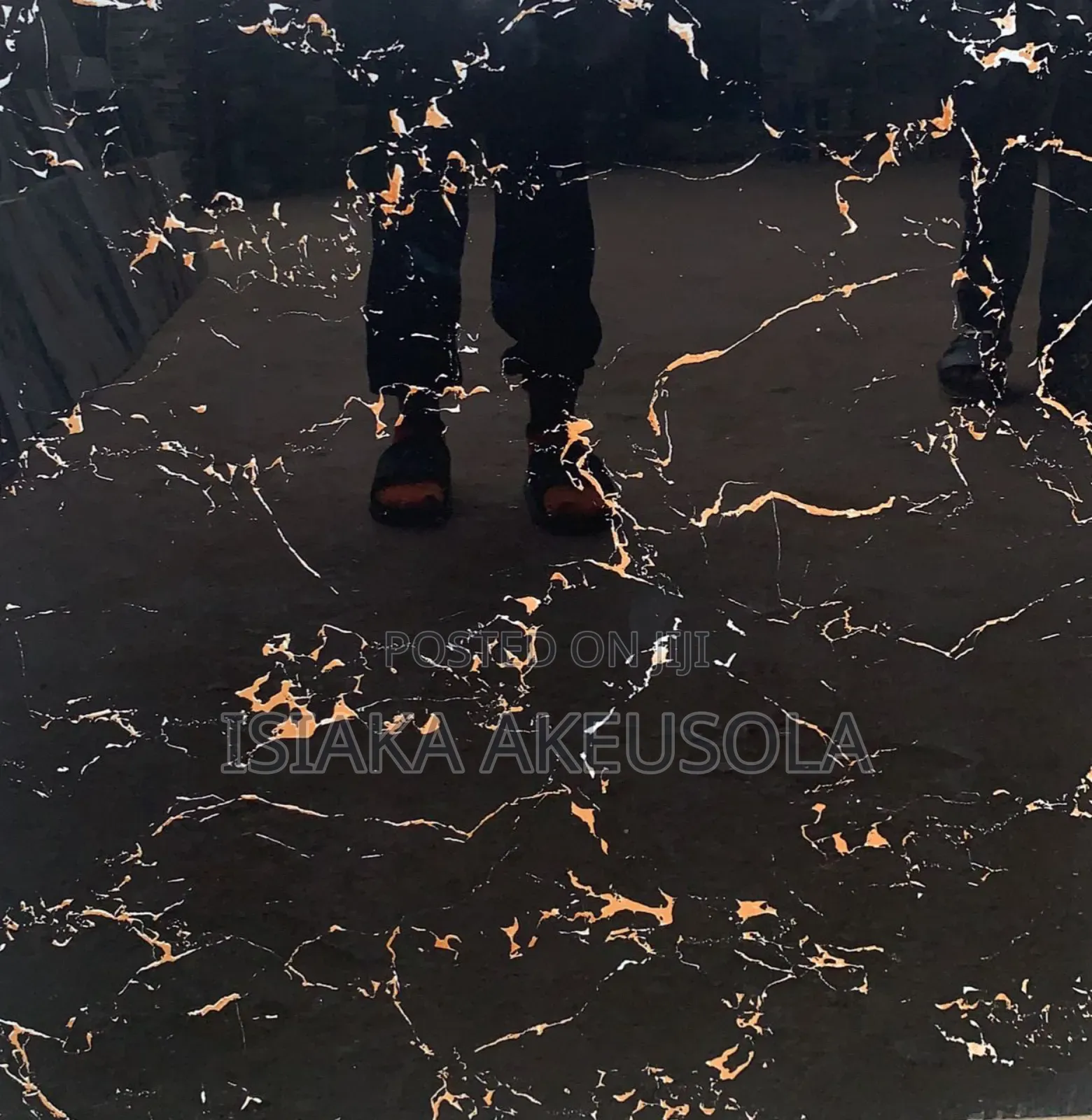 60 X 60 Black Colour Super Polish