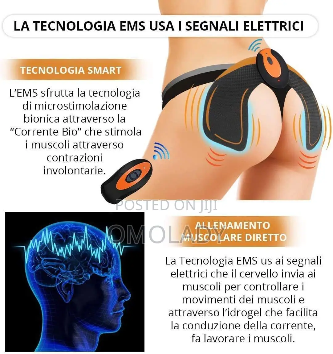 Ems Hips Trainer- Rechargeable With Usb