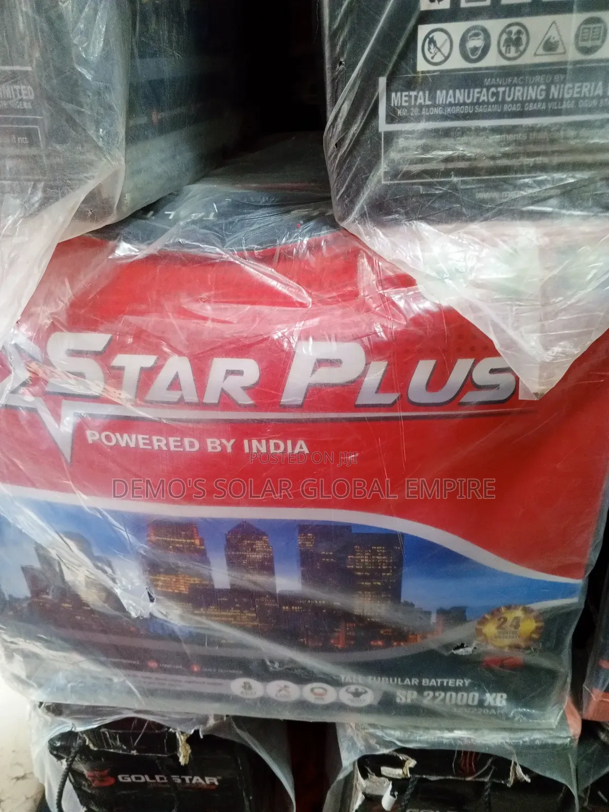 Star Plus Tubular Battery 220ah