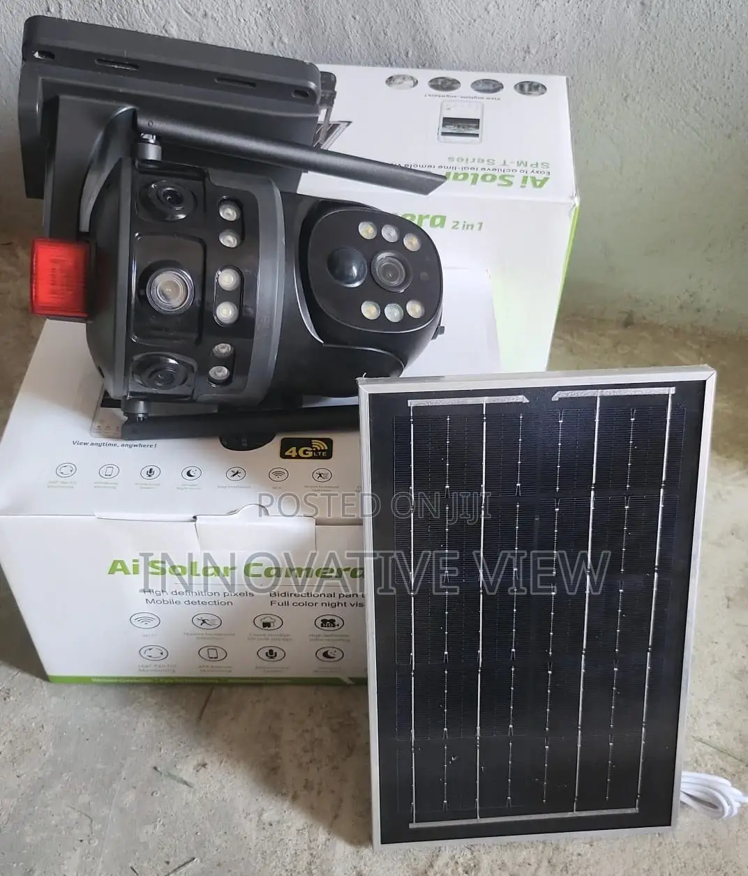 3 Lens PTZ Camera 4g