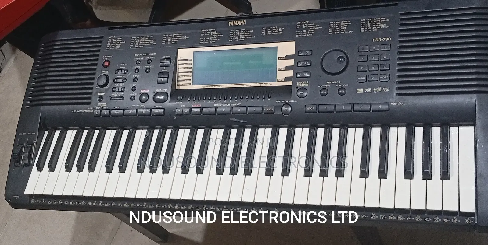 Uk Used Yamaha PSR 730