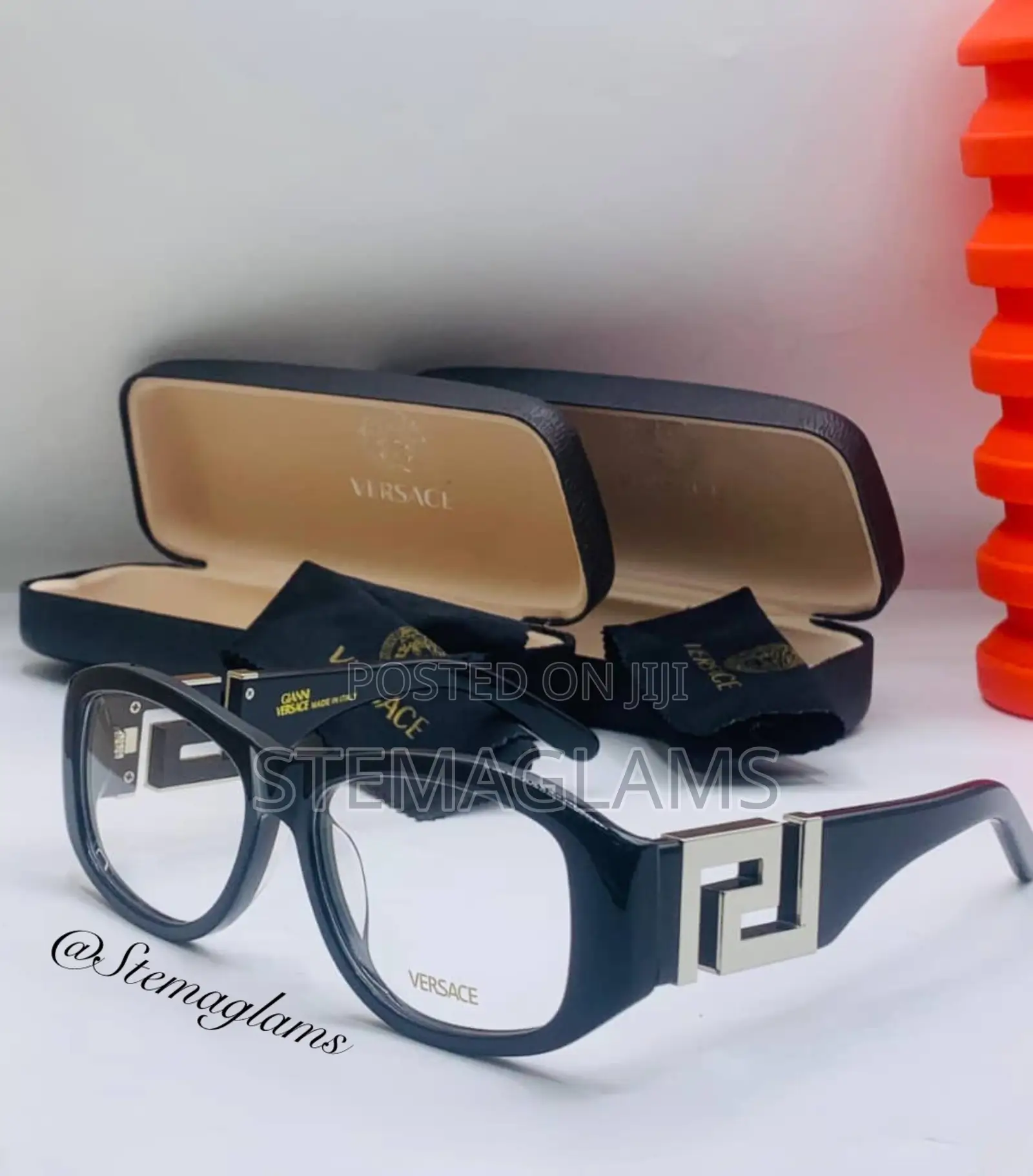 Versace Men’S Glasses for Functional