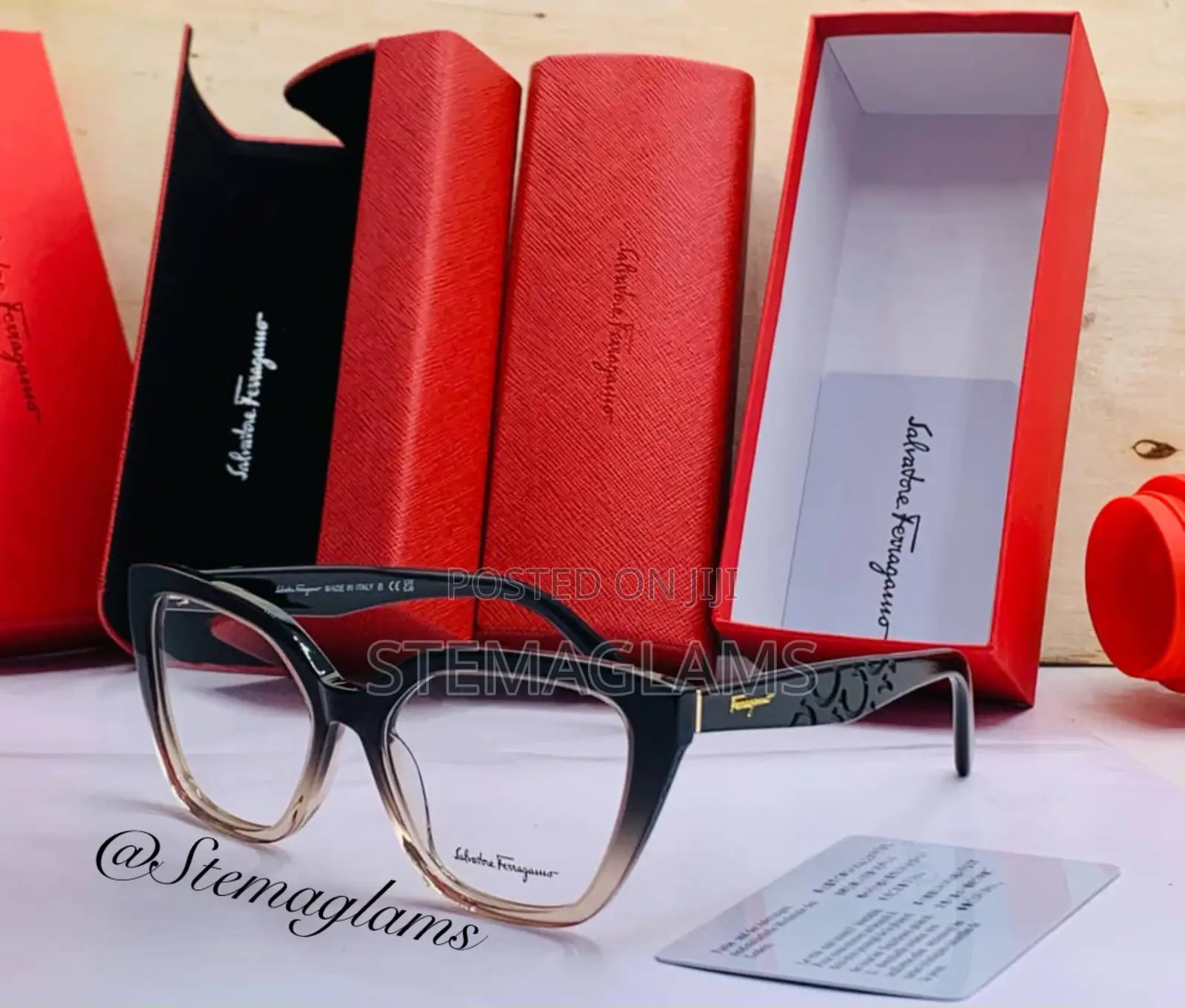 Salvatore Ferragamo Square Glasses Pc Frame Glasses