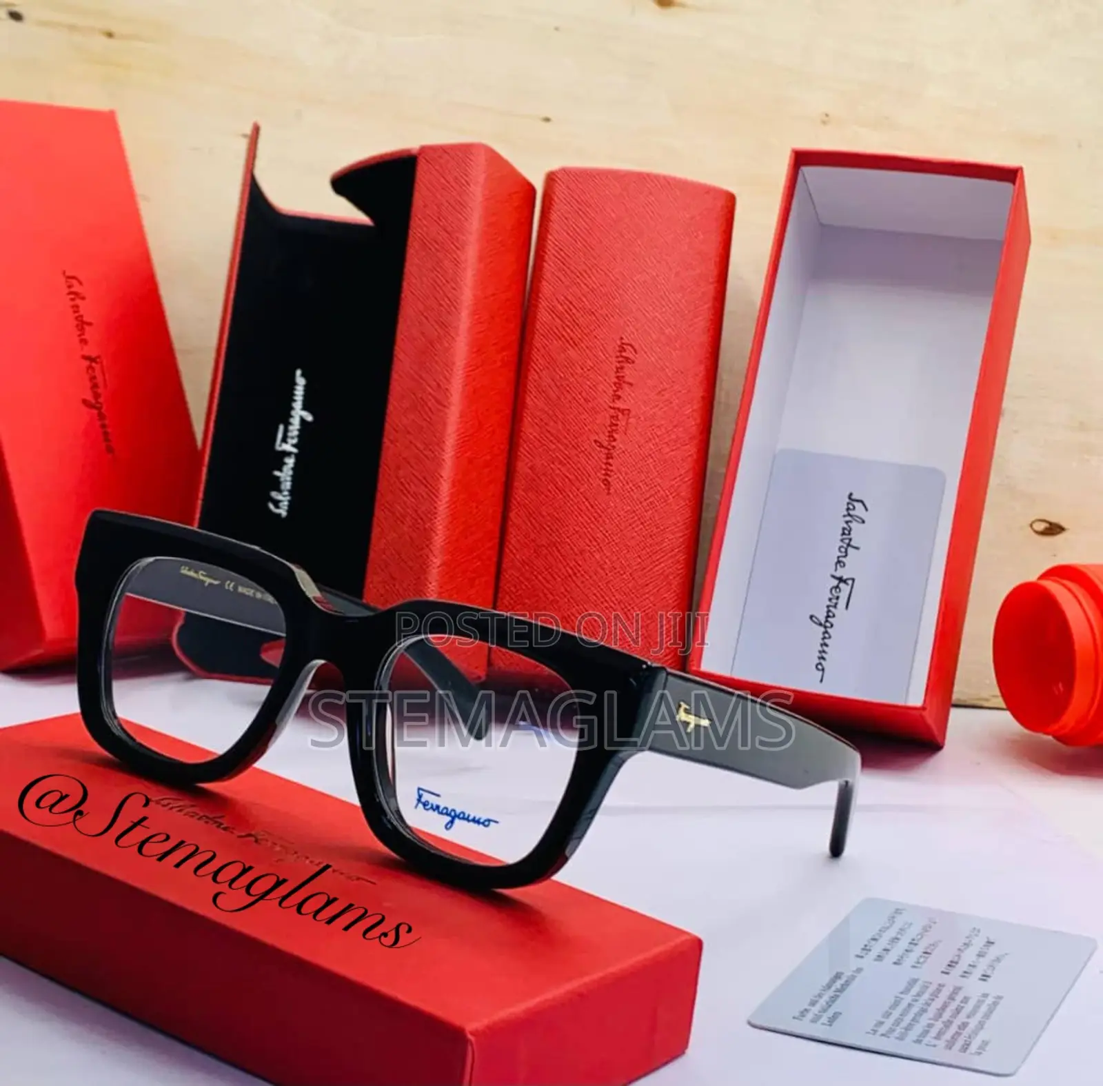 Salvatore Ferragamo Square Glasses Pc Frame Glasses