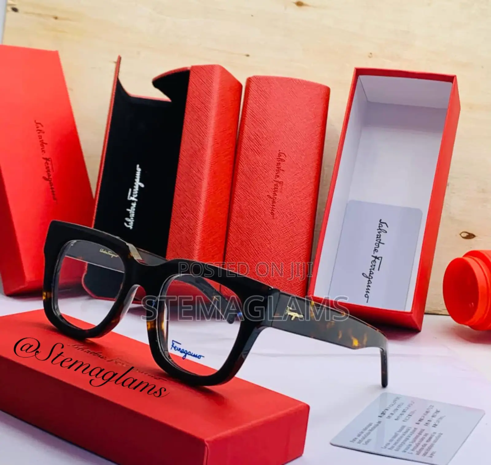 Salvatore Ferragamo Square Glasses Pc Frame Glasses