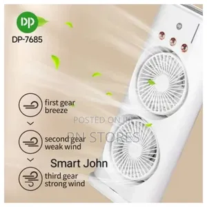 Quality Double Headed Rechargeable Fan
