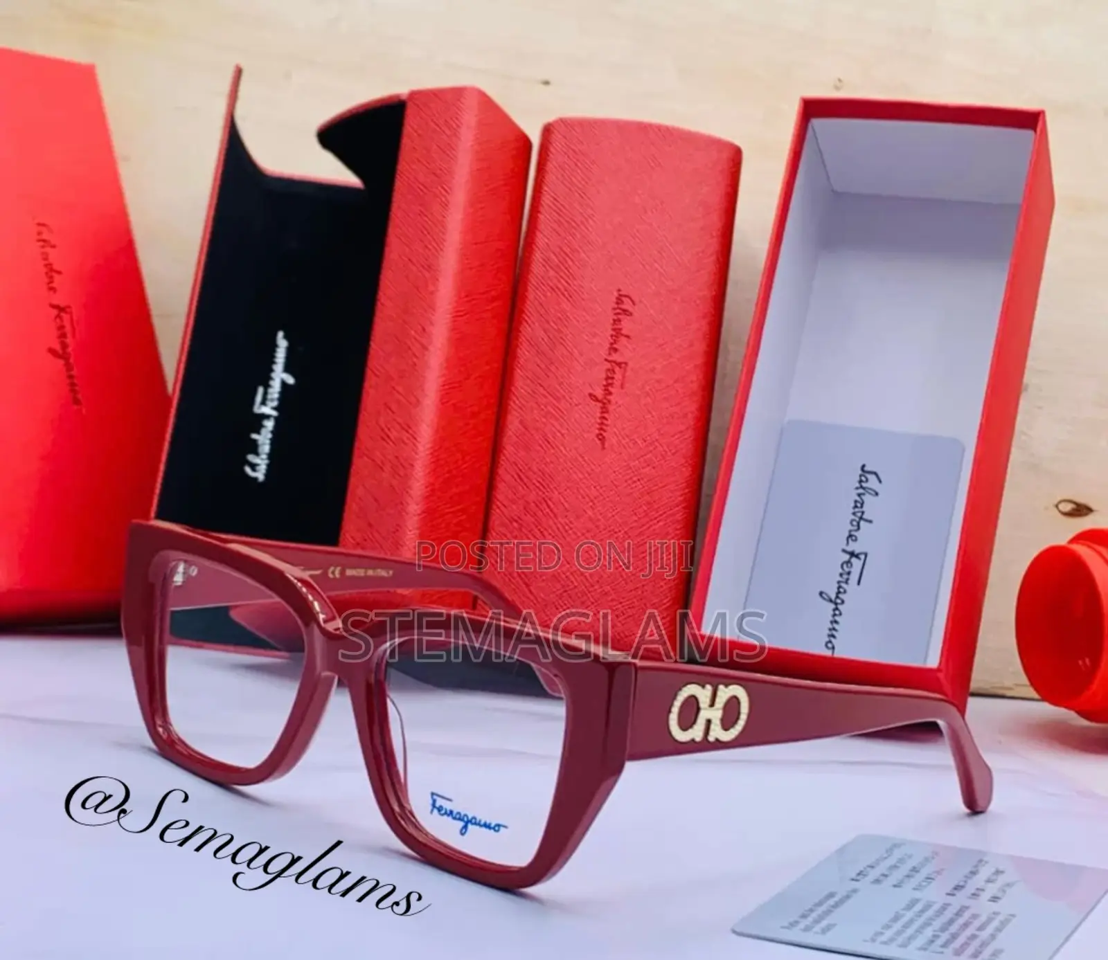 Salvatore Ferragamo Square Glasses Pc Frame Glasses