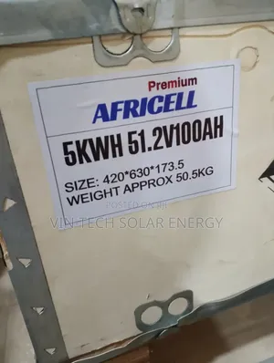 Photo - 5kva 48v Africell Lithium Batteries
