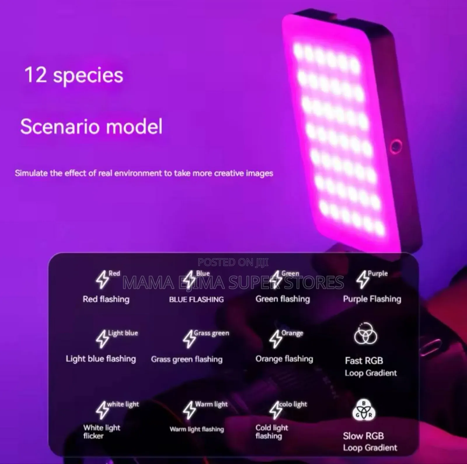 Rgb Led Photography Lighting Video Light Magnetic Led Camera