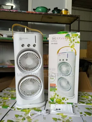 Double Sided Rotating Rechargeable Water Mist Fan Humidifier