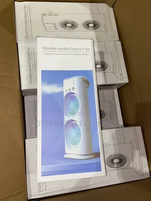 Double Sided Rotating Rechargeable Water Mist Fan Humidifier