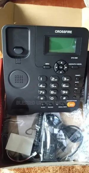Crossfire Dual Sim Gsm, Wireless Phone for Desktop Wall Uses