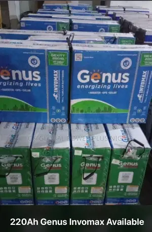 Genus 220ah/12v Invomax Tubular Battery