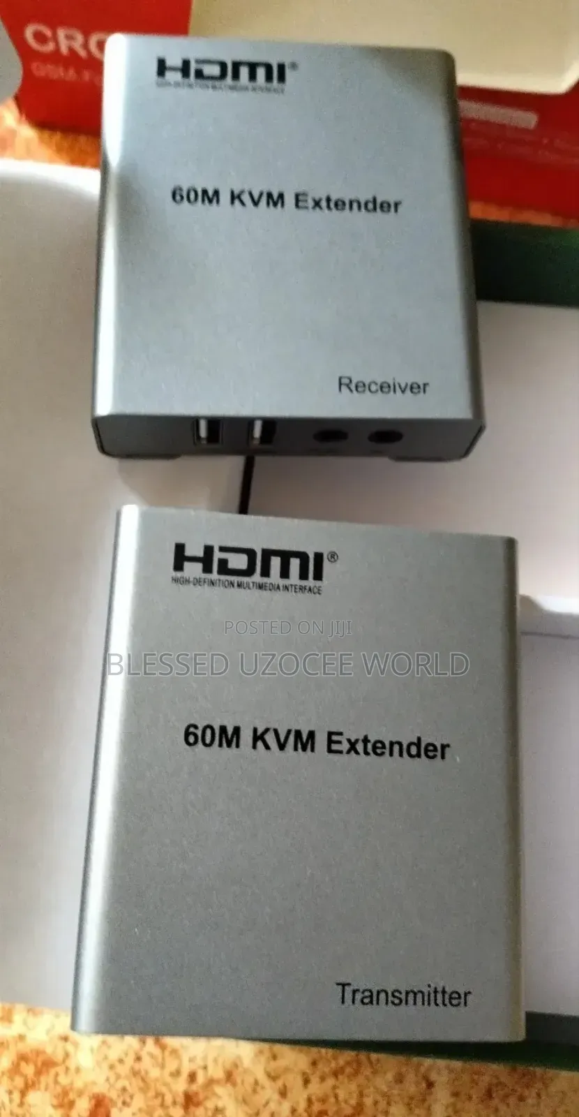  60m KVM Hdmi Over Cat 6 Rj45 Extender With Usb, Audio, Ir