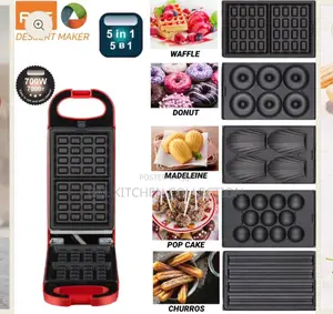 Raf 5 in 1 Waffle Snacks Maker