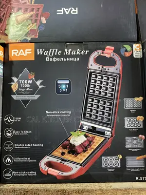 Raf 5 in 1 Waffle Snacks Maker