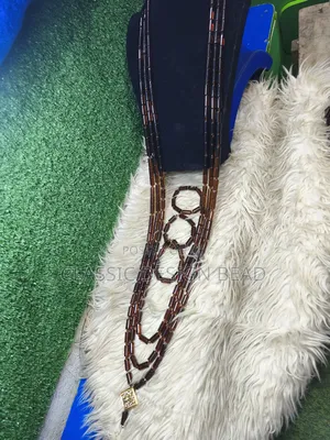 Men's Brown Beads Set