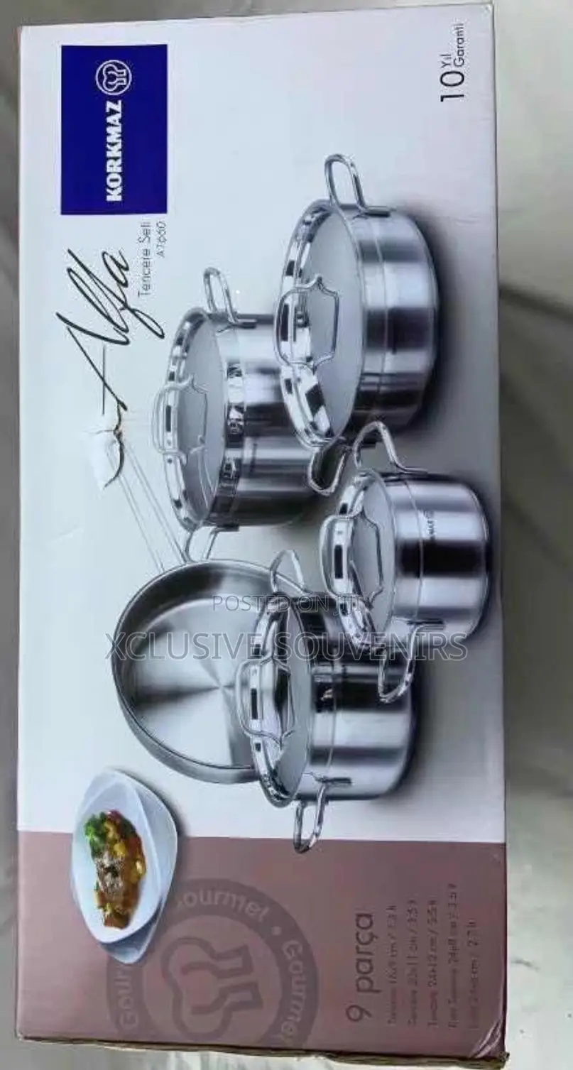 10pcs Korkmaz Cookware Set