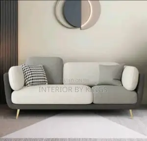 3seater Fabric Sofa Luxury Can Be Made Color of Your Choice