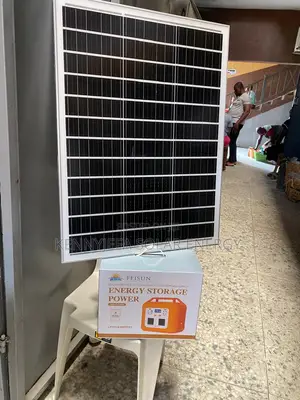 500w 35amps Bathery Capacity With 100w Panel and 4 Bulbs