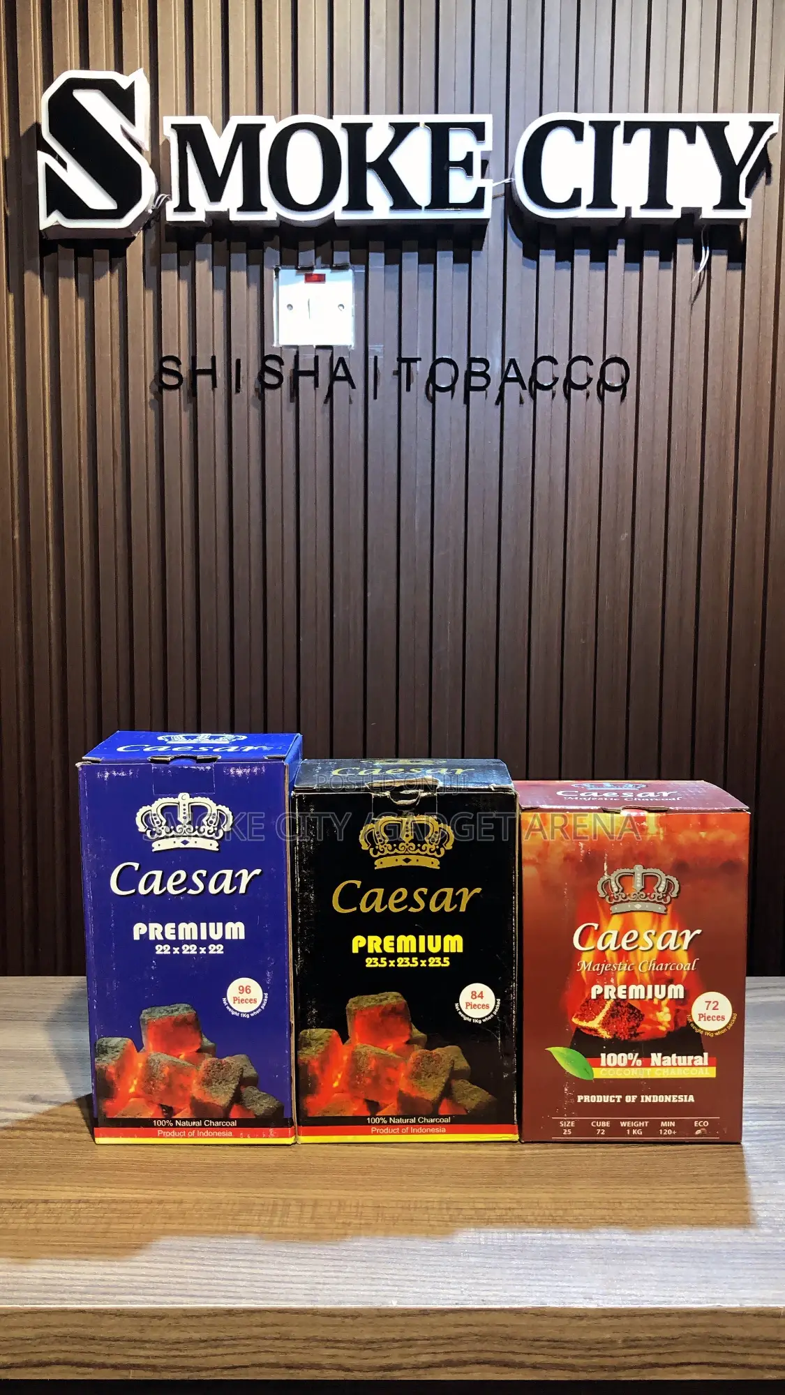 Caesar Premium Shisha/Hookah Charcoal
