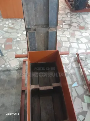Double Special Manual No Mortar Interlocking Brick Machine