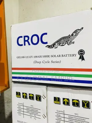 100ah Croc Deep Cycle Solar Battery