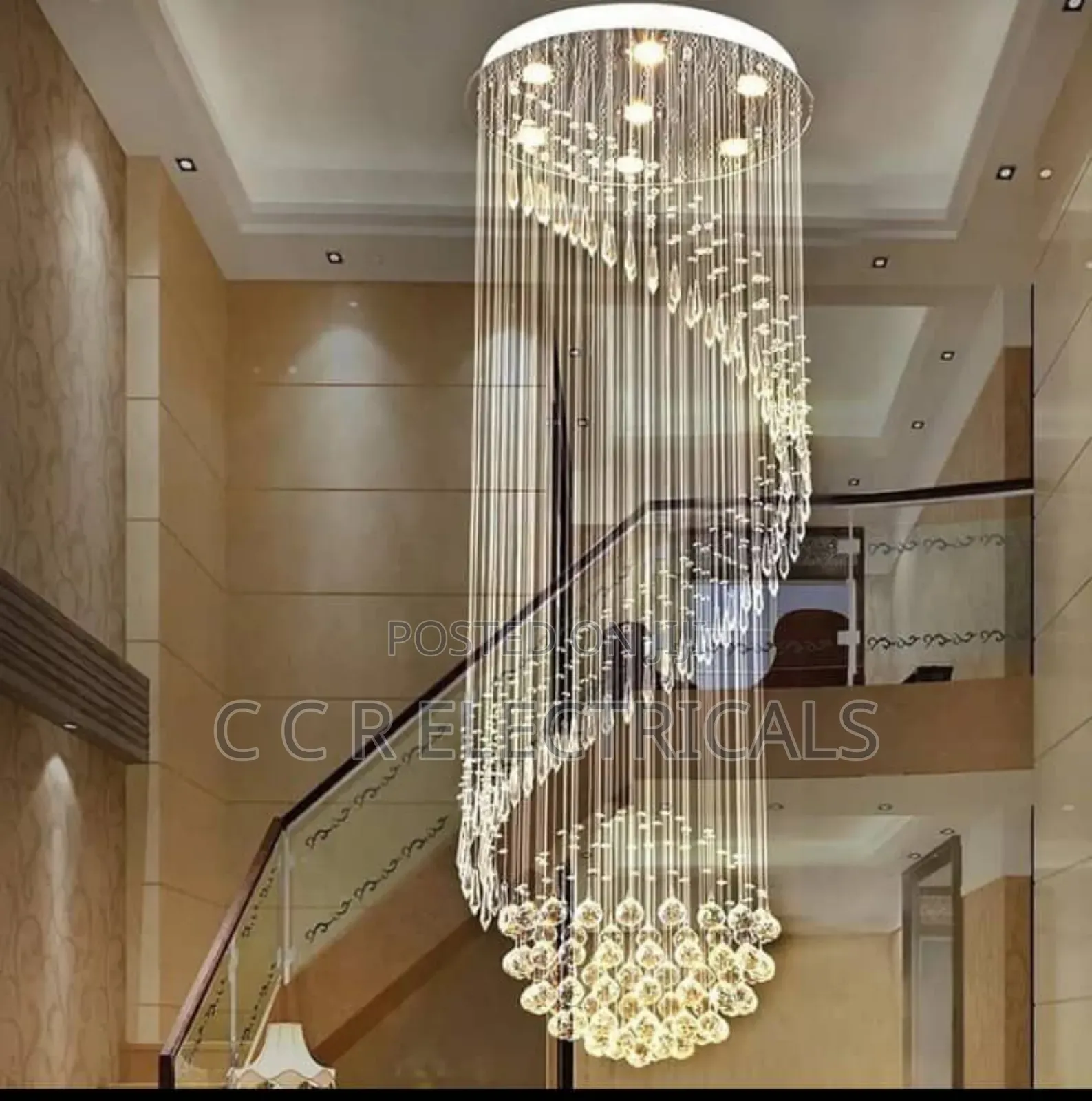 Luxury Crystal Chandelier - With Led