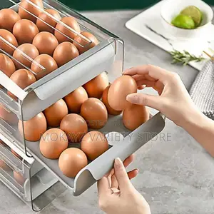 32 Grids Transparent Egg Rack/Organizer
