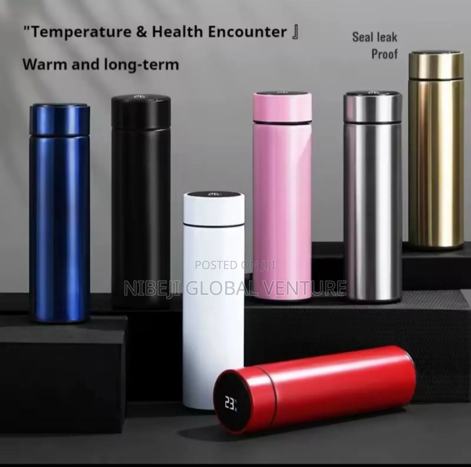 Temperature Digital Water Flask