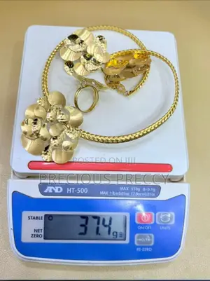 Pure Gold Jewelry Set 18karat