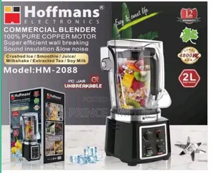 Hoffmans Sound Proof Digital Blender and Grinder -4800w -2l