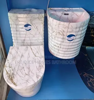 England Marble-Design Wc Toilet Wash Basin Set