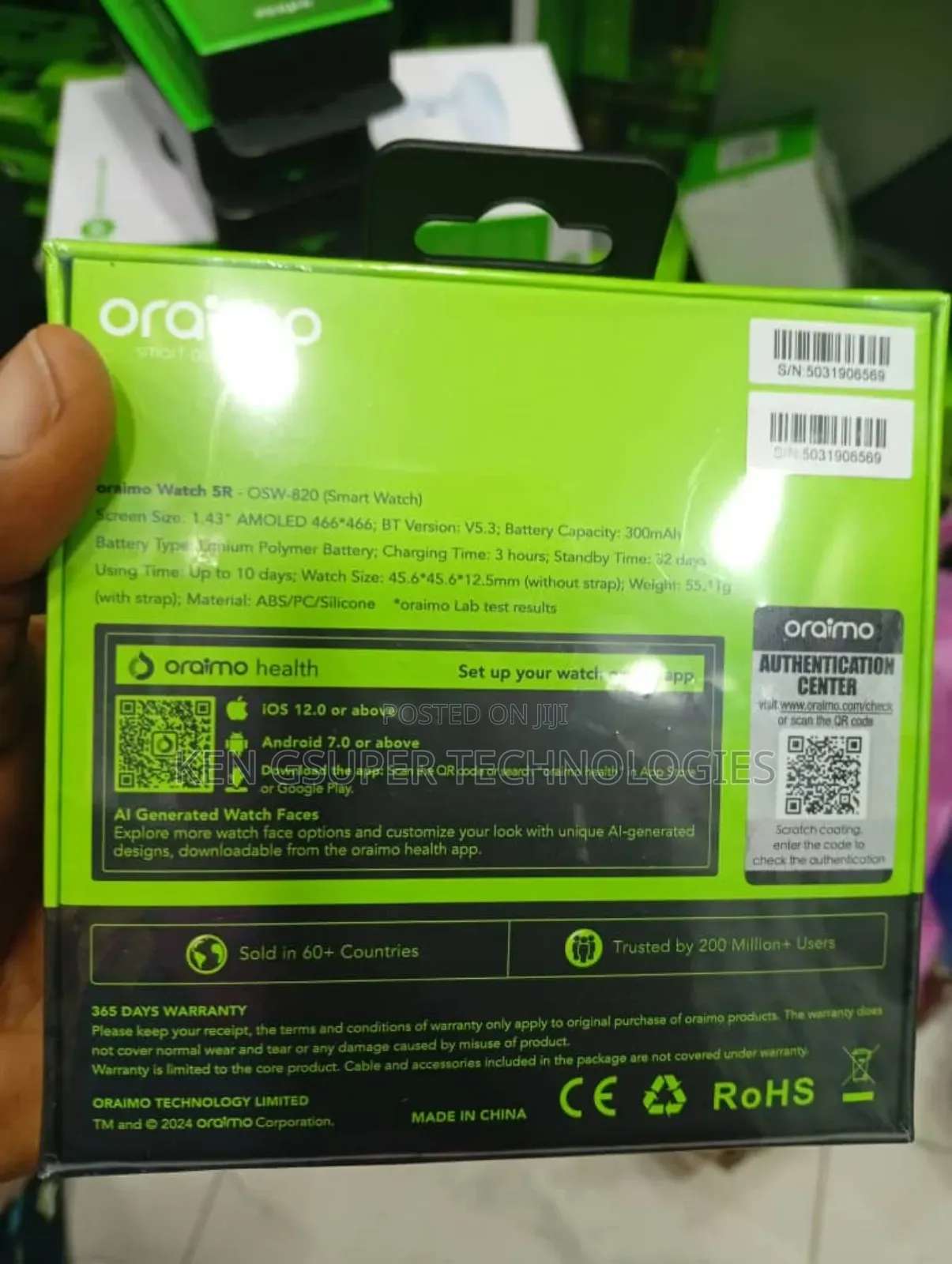 Oraimo Watch 5r