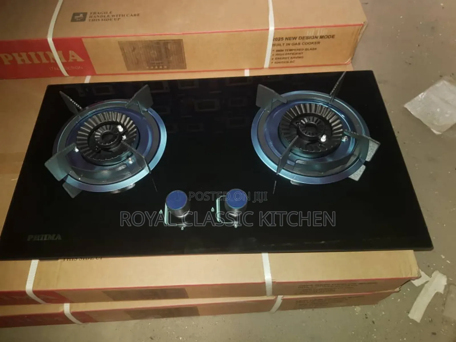 2 Burner Glass Gas Hob