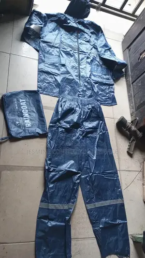Two Pcs Rainsuit Trousers And Shirt