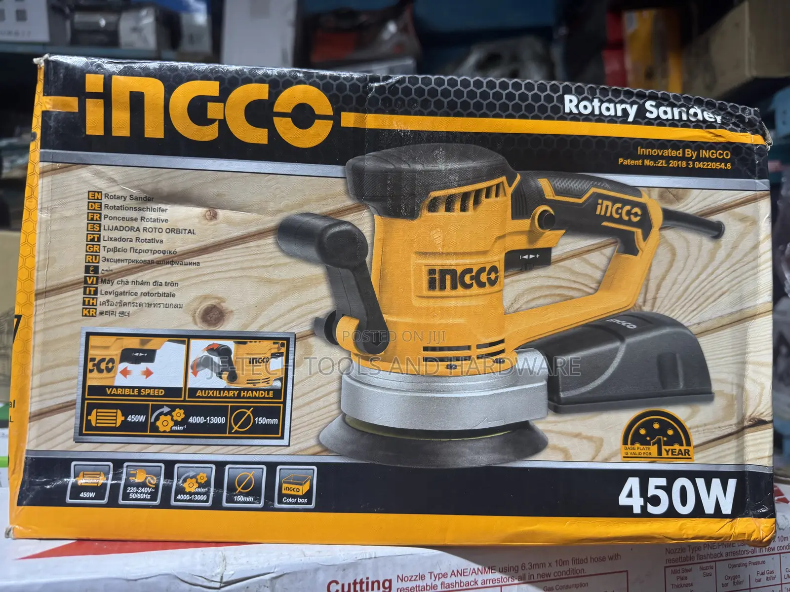 Ingco Rotary Sander Machine-450watts