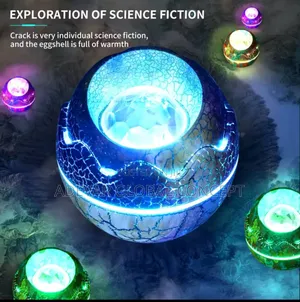 Egg Galaxy Projector Bluetooth Speaker Night Light Remote