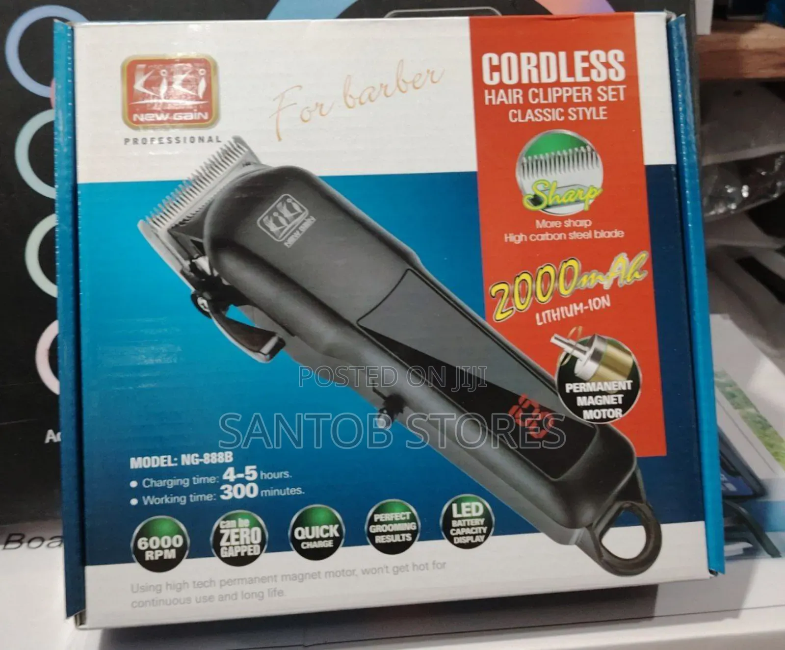 Rechargeable Hair Clipper/Cordless