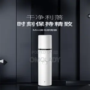 Photo - Rechargeable Nose and Ear Hair Trimmer Remover - White