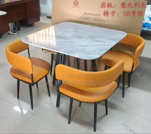 Marble Top Dinning Table and Chairs