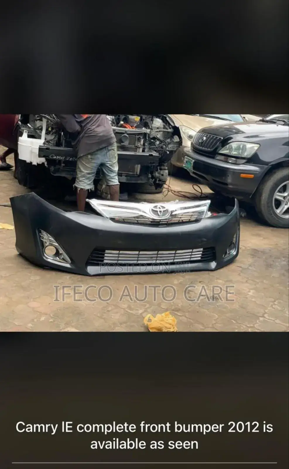 Complete Front Bumper Camry 2012 Le