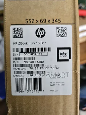 New Laptop HP ZBook Fury 16 G9 32GB Intel Core I7 SSD 1T